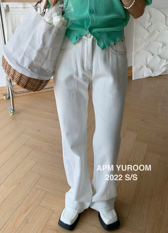 [APM yuroom] simple and versatile skinny jeans 22238# LSL