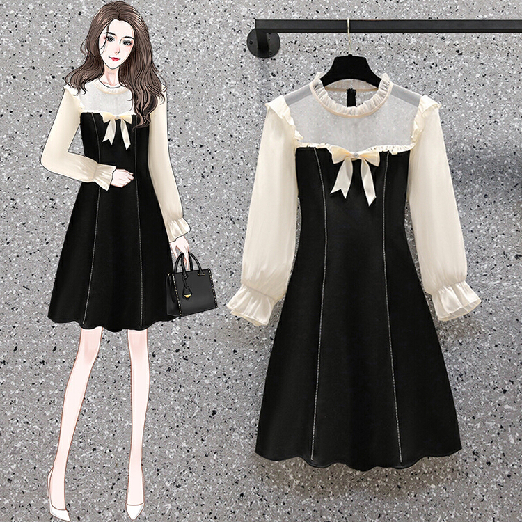 [LML] fashion color matching Korean dress 8792# ozq