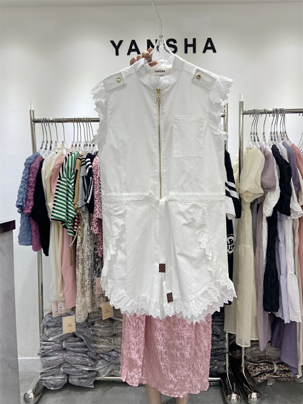 [Yan Sha] Korean design half zipper waist closing Jumpsuit 201# CLS