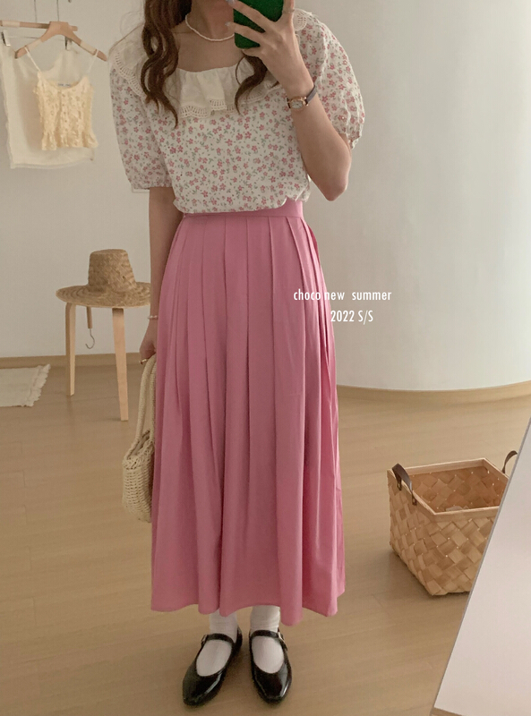 [choco] Korean fashion pleated skirt 8301# HBx