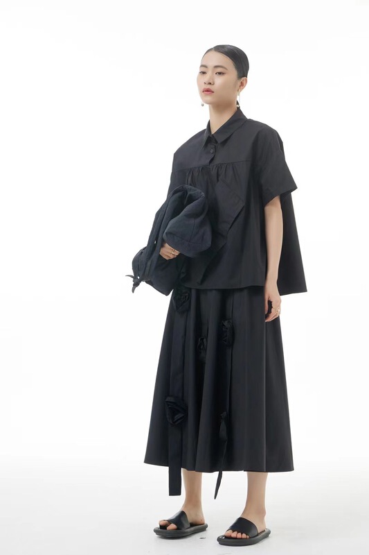 New in early summer! [size] Korean design, foreign style, versatile shirt 65998# LSW