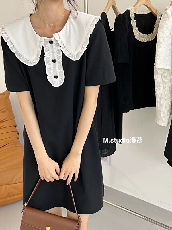 [MSTUDIO MANSA] aging color matching fashion dress 6685# ll