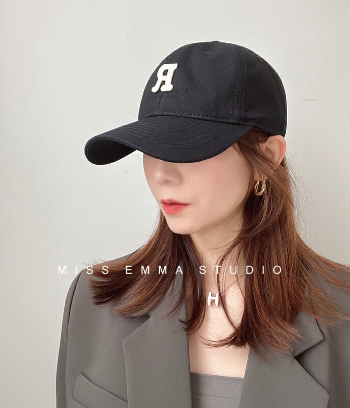 [aestheticism hat industry] Korean letter R baseball hat 2950# LSL