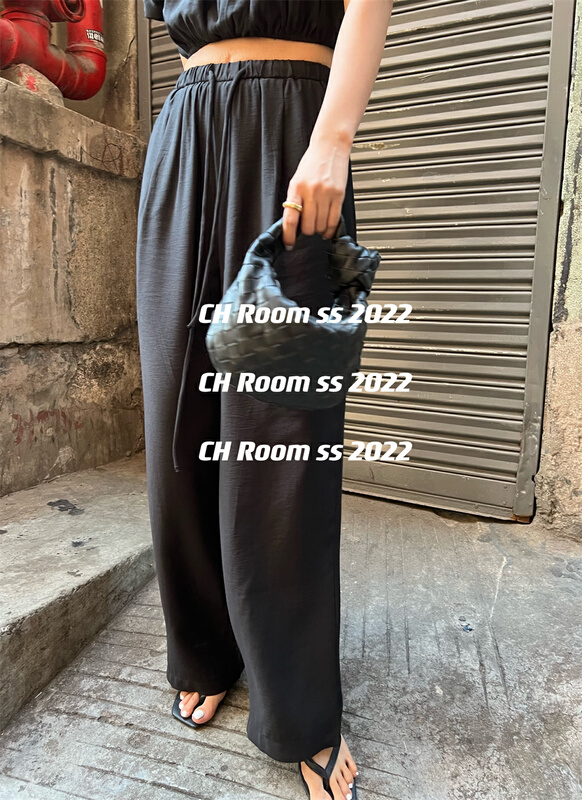 New in early summer! [ch watermelon home] solid color loose and versatile casual pants (only casual pants) 8697# ozq
