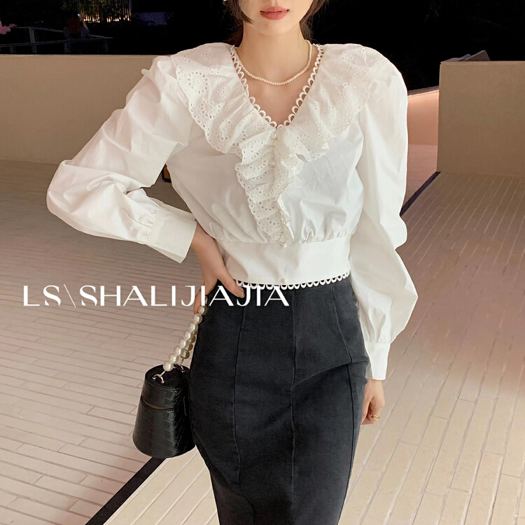 New year in early spring! [LS] simple solid color pullover shirt 60010# jhy