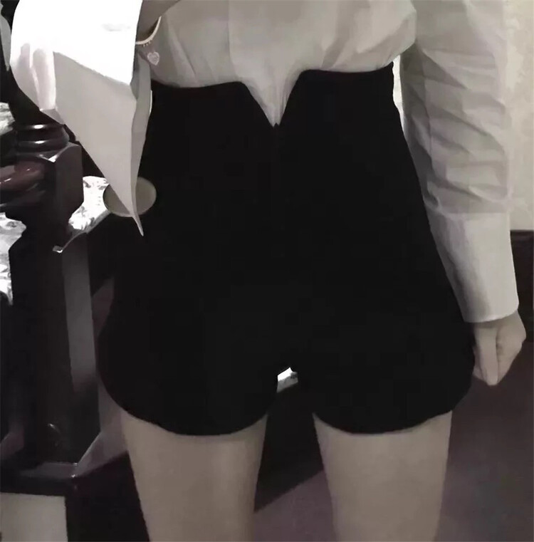 New year in early spring! [Linna] Korean high waist clean color slim casual shorts 8991# zxx