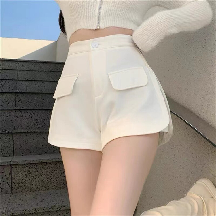 New in early summer! [Linna] Korean style clean color slim casual shorts 7027# zxx