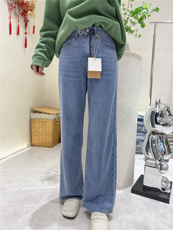 New year in early spring! [cuvvi] fashionable wide leg skinny jeans 11523# LSL