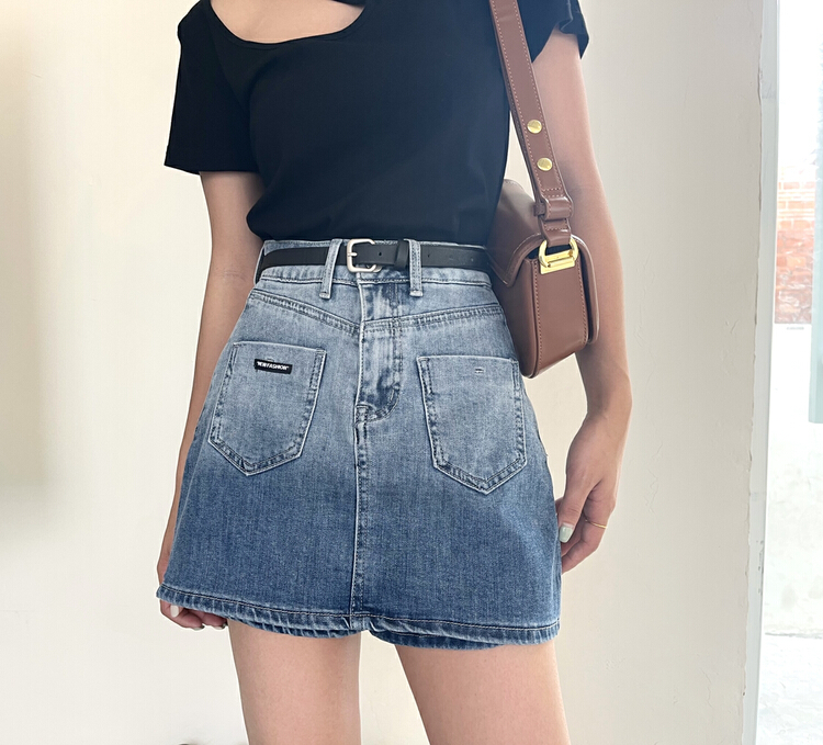 New in early summer! [Mujia] gradient slim skirt pants (without belt) ys1-17266# XYY