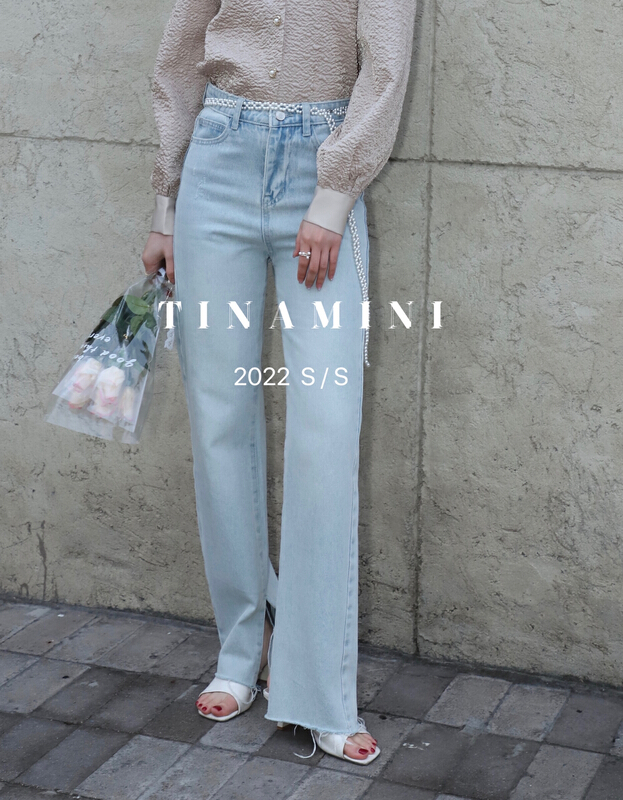 goods in stock! New year in early spring! [Tina Mini] Korean comfortable jeans m2002# hjy