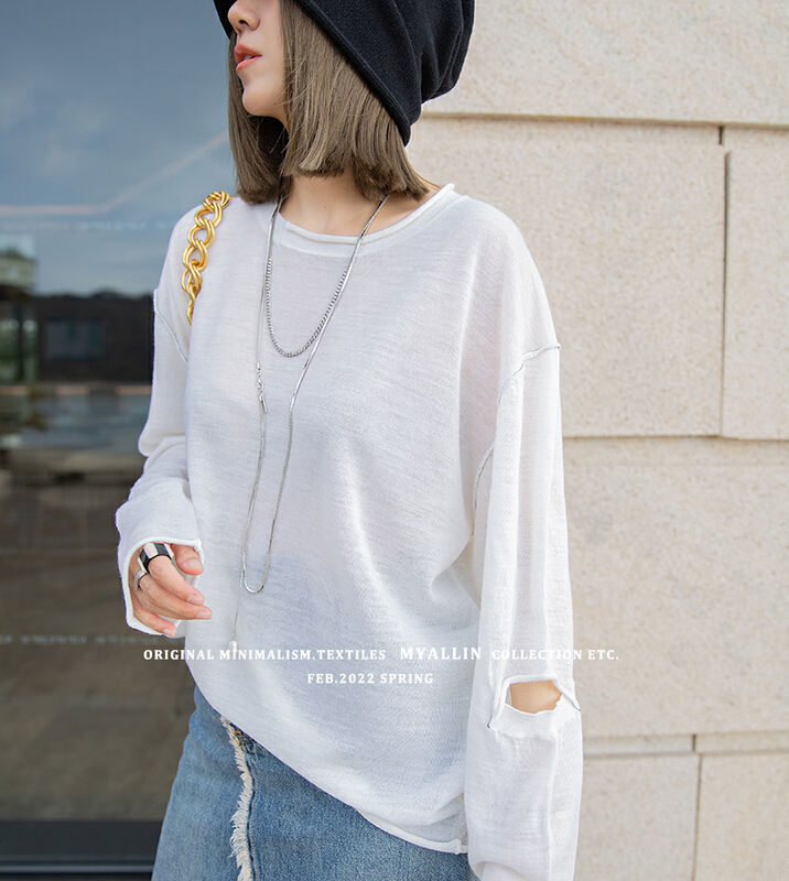 [myallin] Korean design loose warm sweater (including 25% wool) 19064# ozq
