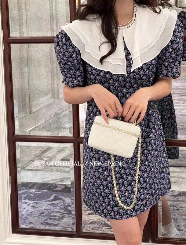 goods in stock! New in early summer! [Susan] lady aging elegant slim dress (excluding necklace) s1179# LSW