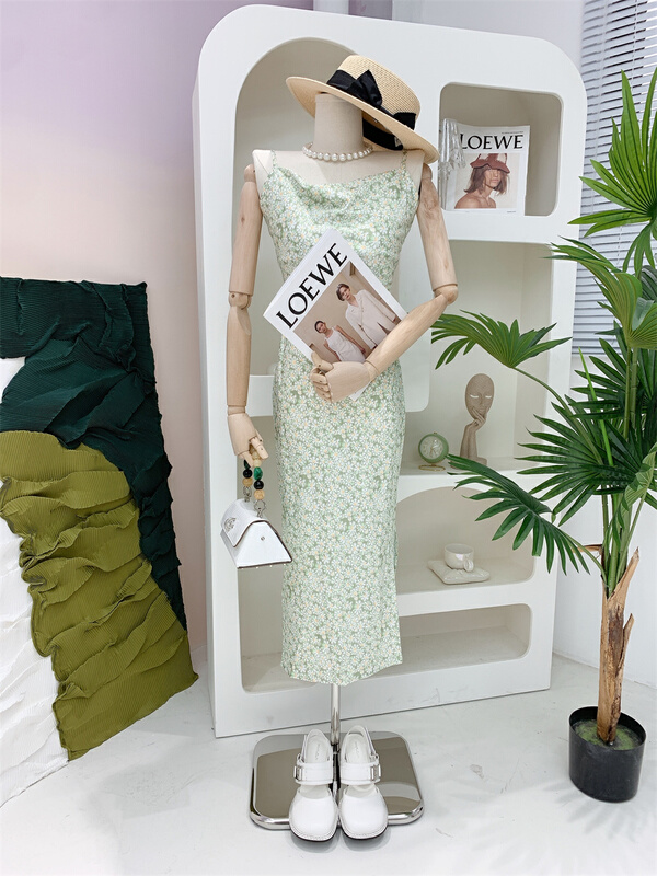 Cxdhh / new in early spring! [strict selection - planting grass and growing trees] Korean suspender broken flower holiday dress xc21-19056-j# ozq