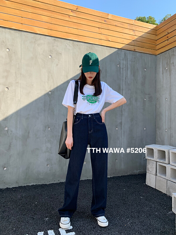 Early spring! [Wawa] Korean versatile skinny jeans 5206# XYJ