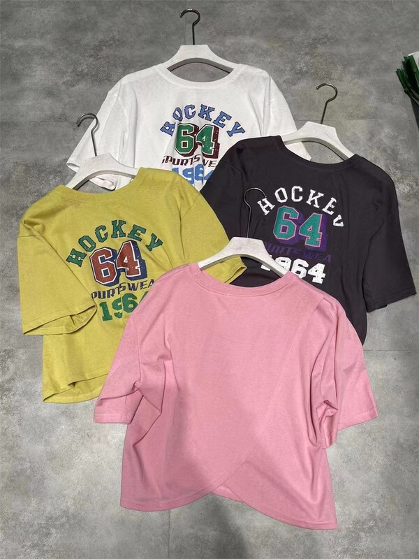 [yoyo's] Korean loose 64 digital printed short sleeve T-shirt 8554# XYY