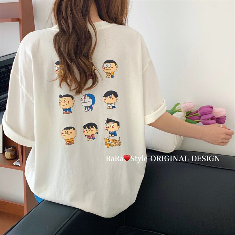 New in early summer! [rara] Korean loose fashion short sleeve T-shirt 63010# LSL