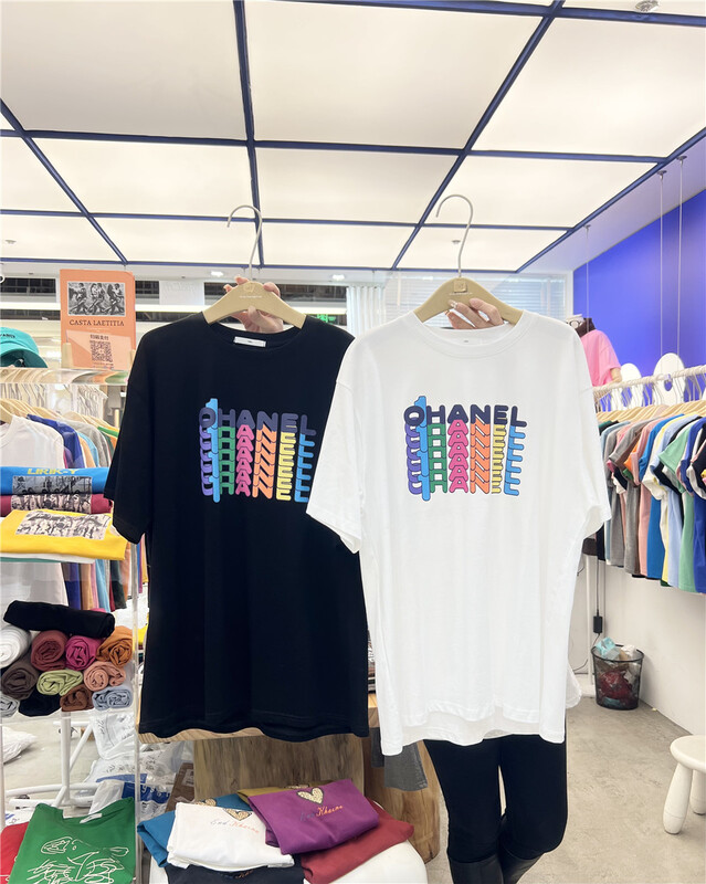 New year in early spring! [1986] personalized color letter printed short sleeve T-shirt c269# LSL