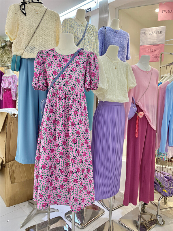 New in early summer! [TP. Master] flower fashion dress t66307# zxx