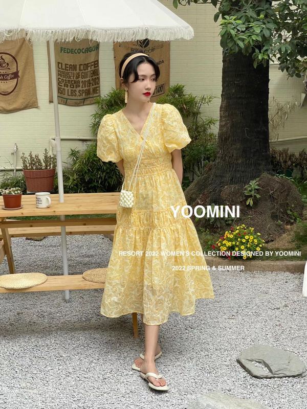 【YOOMINI】韓版氣質顯瘦連衣裙  X12795#  WPL