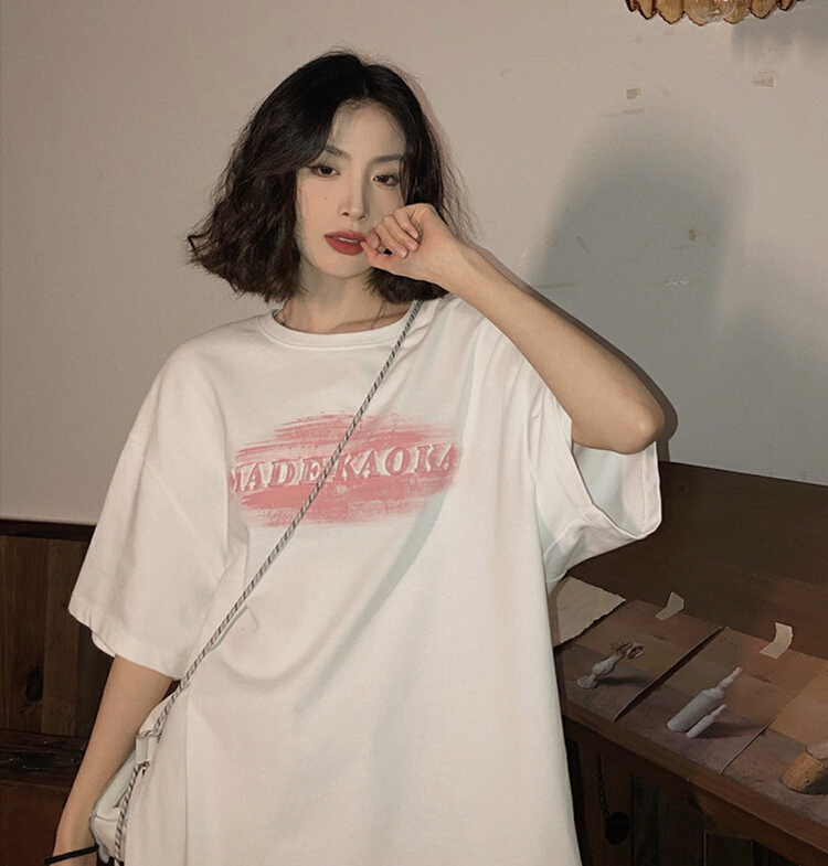 New in early summer! [j.2] round neck Korean versatile short sleeve T-shirt 0845# LSW