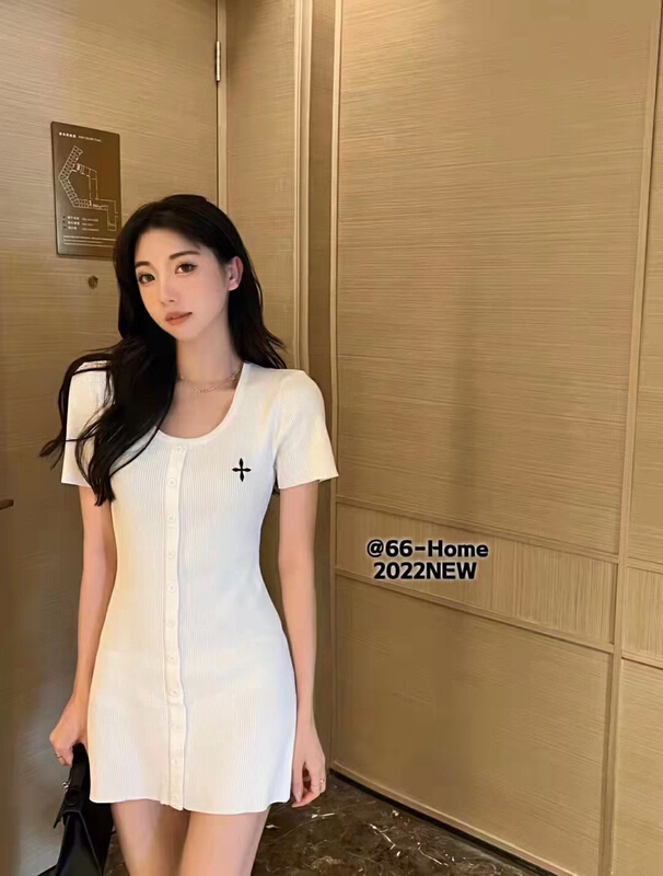 New in early summer! [HH] Korean style versatile slim dress 2377# LSL