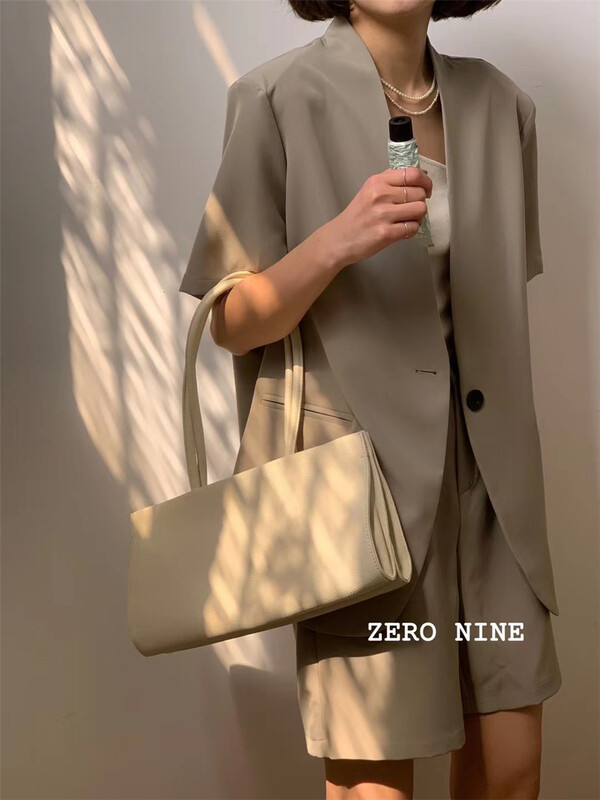 [zero-nine 09] Korean minimalist one button short sleeved suit 9310# zjy