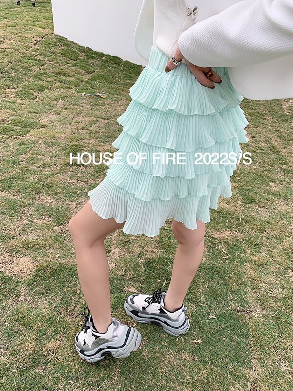 [huohuohuo huodres] a popular, sweet and versatile skirt 22007# ozq