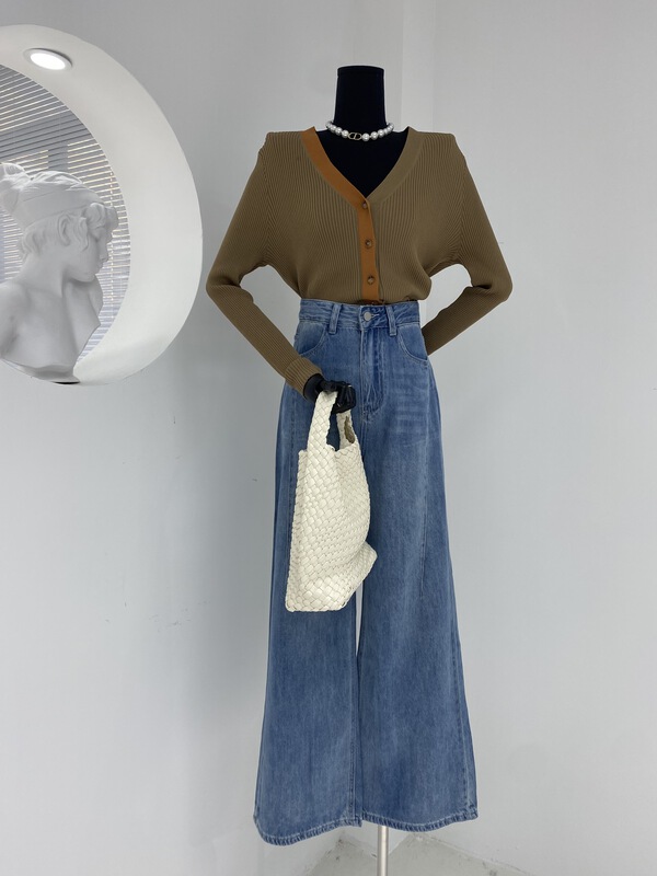 Cxdhh / new in early spring! [soul] Korean simple straight jeans ys1-xc17-bx16075211k# CSX