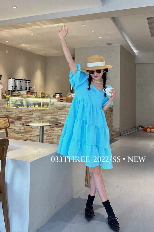 [033there] doll style slim dress 8100-1# ozq