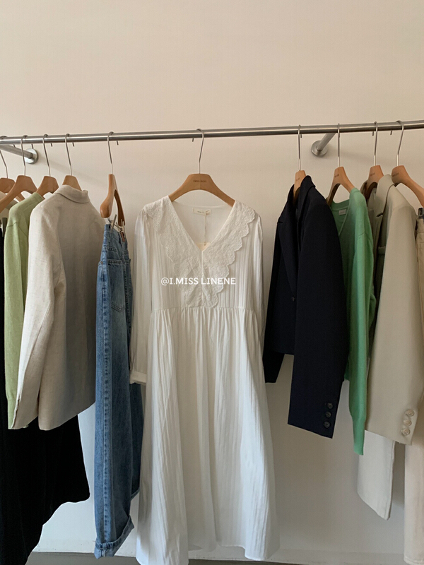 New year in early spring! [Imiss] fairy temperament V-neck Ruffle Dress cx8013# LSW
