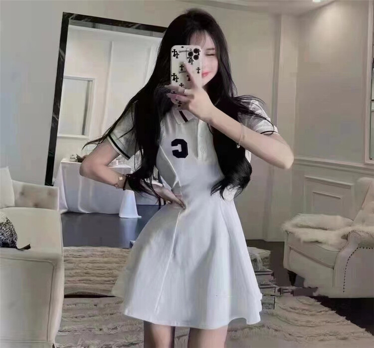 [Han C family] letter age reducing small fresh dress 9421# PCZ