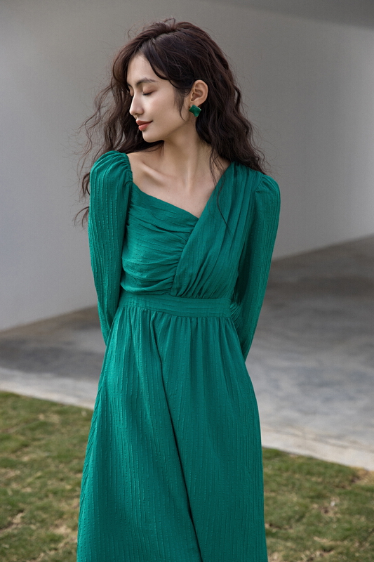goods in stock! [es modish] European and American style dress ops511# XYJ