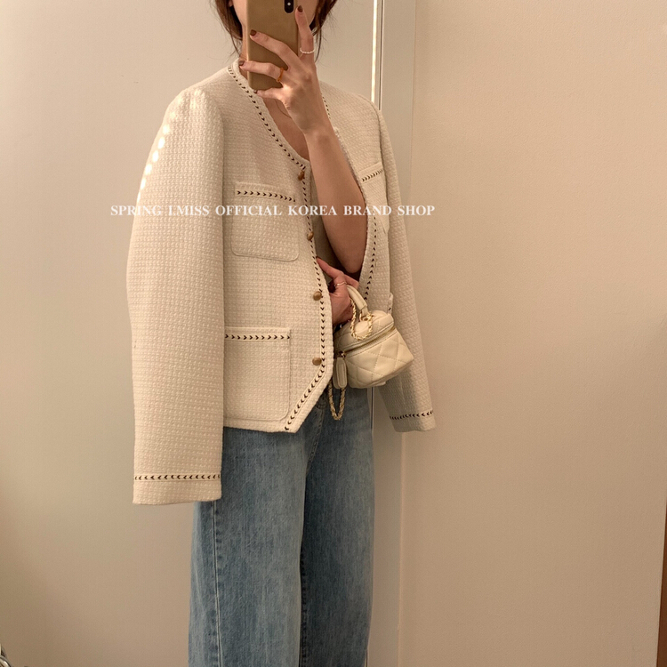 goods in stock! New year in early spring! [Imiss] Korean style Xiaoxiang short coat cx3290# LSW