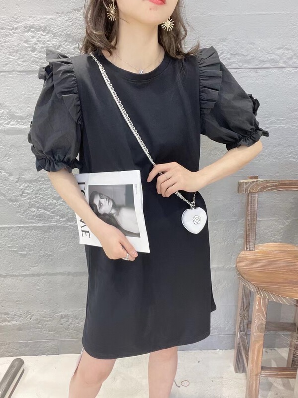 [mm9] fashionable and versatile loose dress (with chain) 6066# XYJ