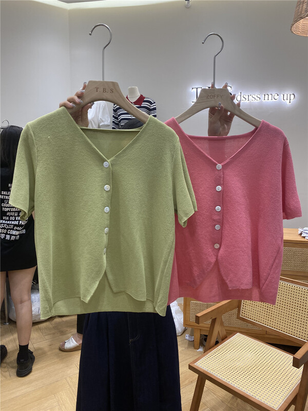 New in early summer! [t.b.s] Korean style net version trend versatile blouse 7031# lwy