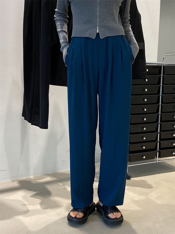 New year in early spring! [clean space] simple foundation, versatile and slim Korean style trousers 27735# CLS
