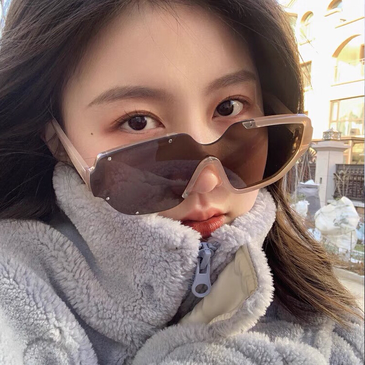 [fiber color scarf glasses] temperament trend fashion sunglasses (with box) d2801# LSL