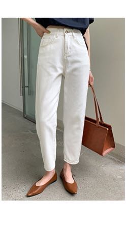 [C for her] Korean slim high waist radish jeans 2339# hjy