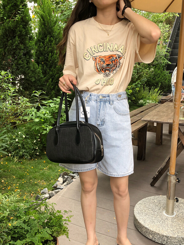 New in early summer! [meet me] Korean versatile casual denim shorts 61230# ll