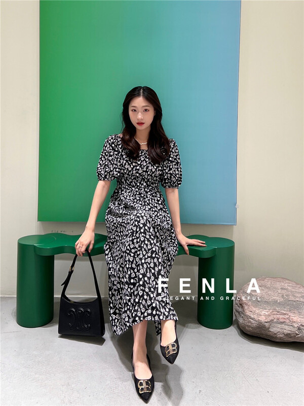[fenla] fashionable and versatile dress 5656# XYJ
