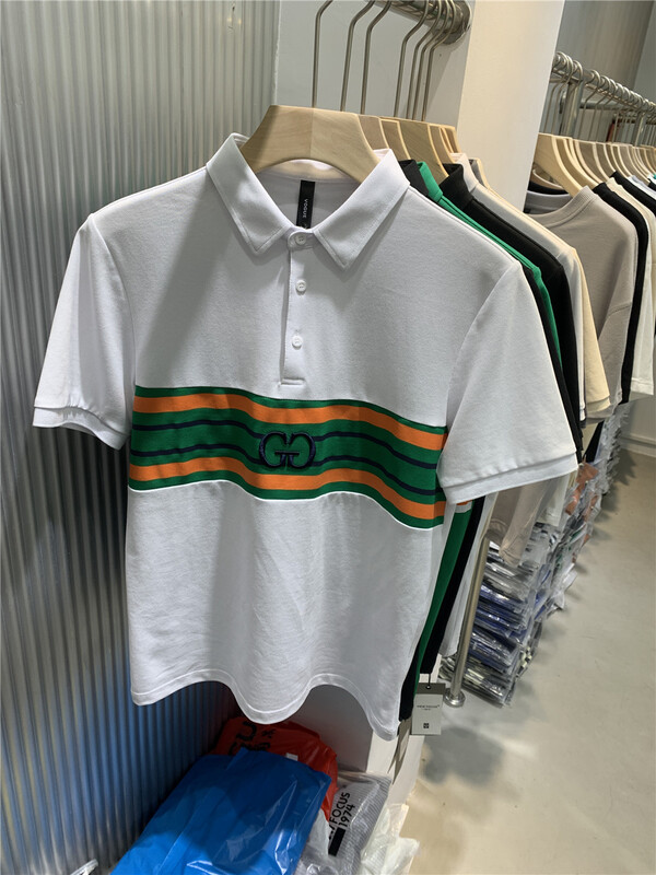 New in early summer! [1974] men's business casual versatile polo shirt 8902# ZZL