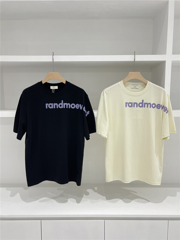[x.t] crew neck versatile letter print short sleeve T-shirt t1310# ZZL