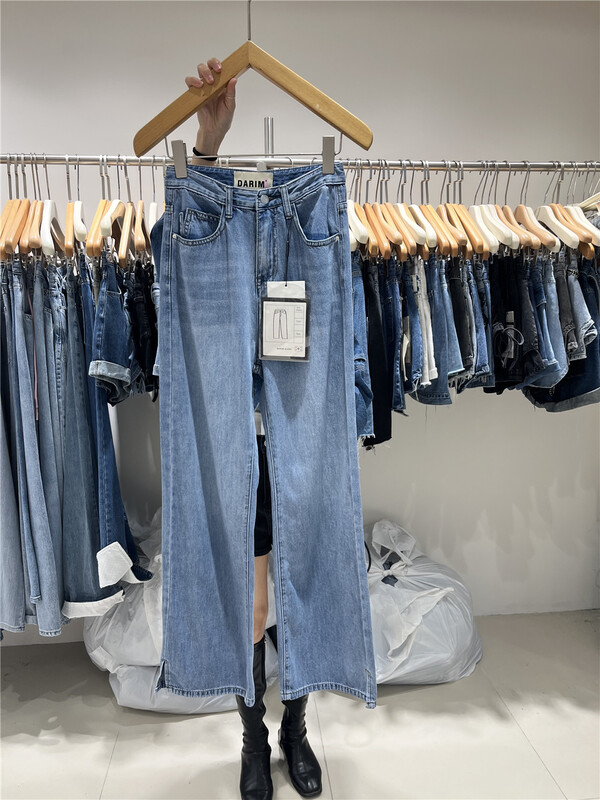 New in early summer! [o not 1] Korean loose straight skinny jeans w363# LSW