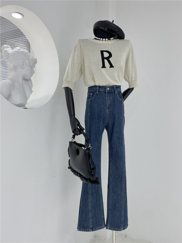 Cxdhh / new in early spring! [soul] Korean version simple straight jeans ys1-xc17-ax18048211k# CSX