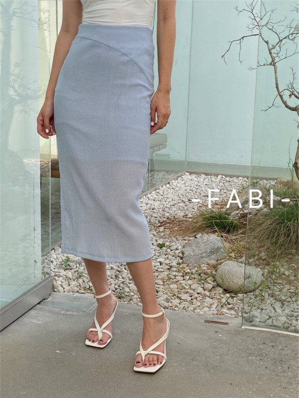New in early summer! [FabI] Korean lady temperament skirt 6172# lyx