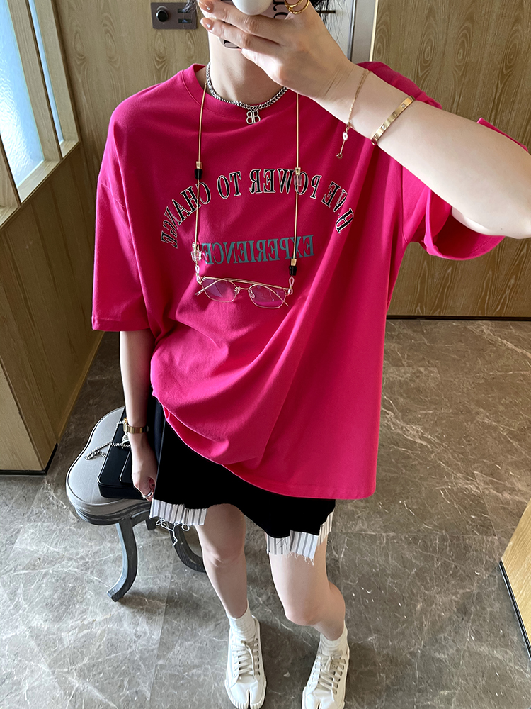 Women's cotton 2022 new short sleeve T-shirt