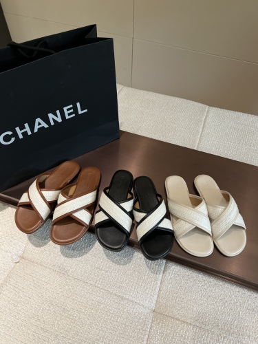 Real price Korean cross flat slippers