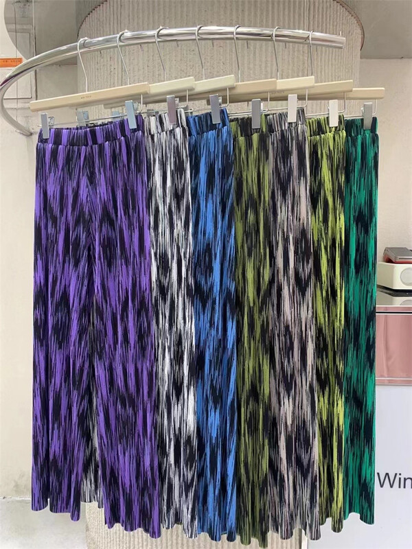 [win more] personalized tie dyed pleated slacks 22221\cqw