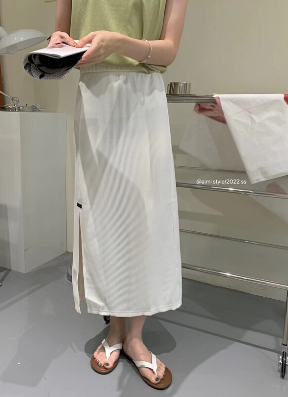 [aimistyle] Korean version slit drop skirt 10366\hbx