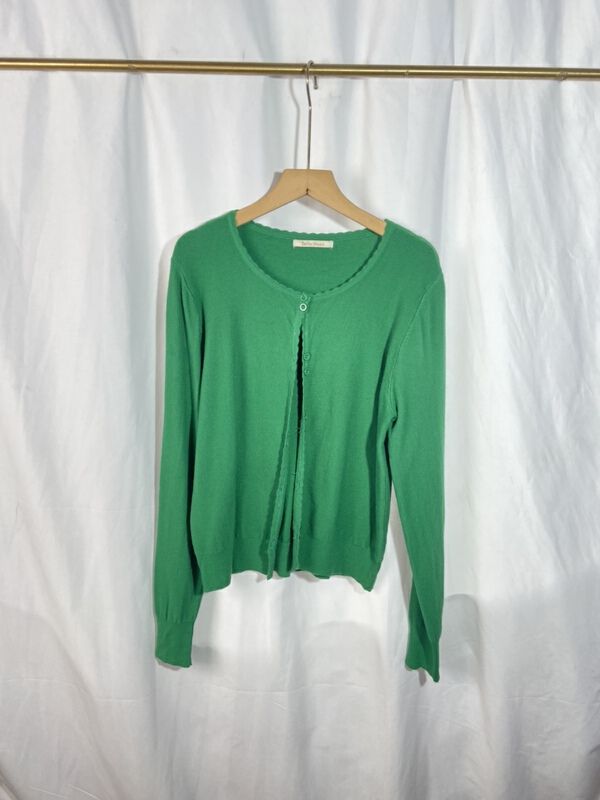 [Yi show shop] round neck single breasted slim knit cardigan 1413\cl